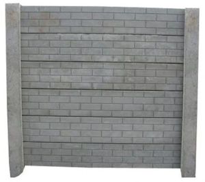 Rectangular Cement Fencing Pole