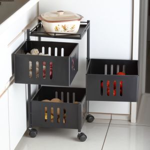 Square Fruit & Vegetable Kitchen Trolley