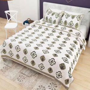 Designer Cotton Double Bedsheet