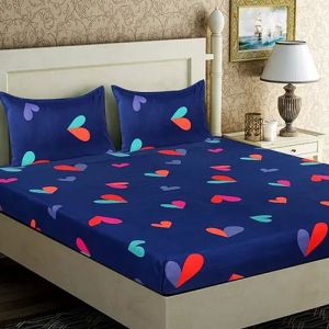 Fancy Cotton Double Bedsheet