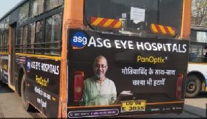 Bus branding in raipur