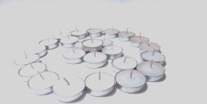 Tea Light Candle Unscented, Pack of 25