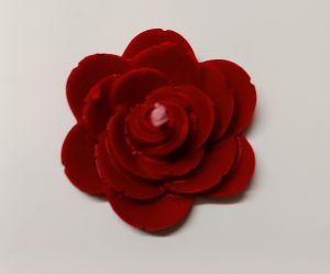 Red Rose Shaped Floating Candle