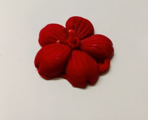 Red Flower Floating Candle