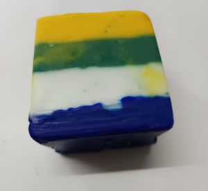 Multicolor Square Pillar Candle