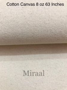 Cotton Canvas Fabric 8 oz 63 Inches Long