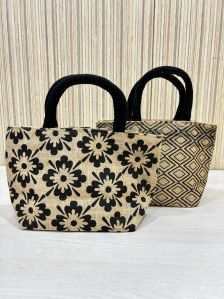 Miraal Jute Export's Stylish Printed Ladies Shopping Bag Jute Material