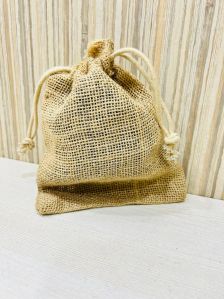 Natural Jute Drawstring Potli Shopping Bags Eco-Friendly and Stylish