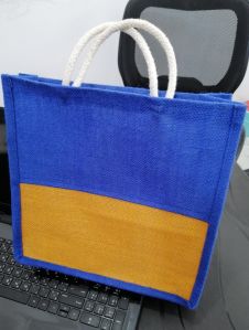 Attractive Jute Shopping Bag in Blue Colour