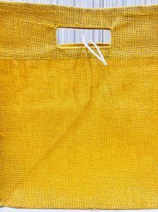 Plain Yellow D Cut Eco-friendly Non Woven Bag For Shopping