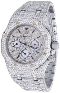 Moissanite diamond watch