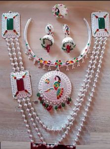 Ladies Fancy Matar Mala Necklace Set