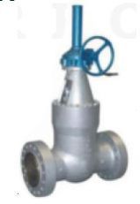 Pressure Seal Gear Operated Flanged Gate Valve