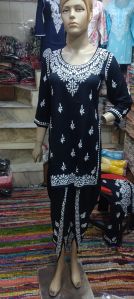 dhoti kurta chikankari sets