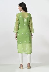Chikankari Georgette Kurti