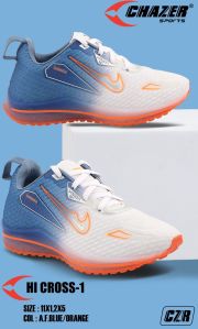 Hycross-1 Boys Blue and White Sports Shoes