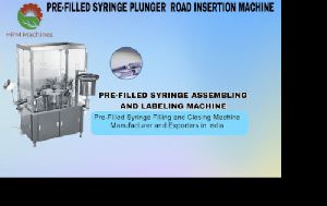 Syringe Plunger Rod Screwing and Labeling Machine