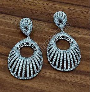 Designer American Diamond Earrings