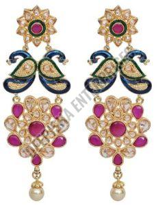 Designer Polki Earrings