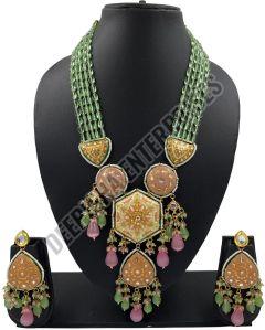 Long Meenakari Necklace Set