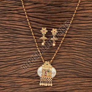 Meenakari Pendant Set