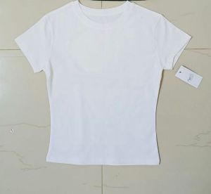 Girls Plain Crop Top