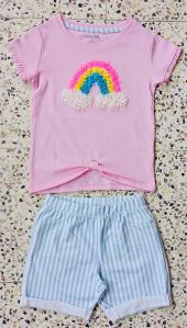 Girls T-Shirt Shorts Set