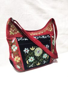 Ladies Embroidered Side Bags