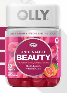 OLLY Undeniable Beauty Gummy for Healthy Hair Skin & Nails