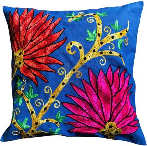 Cotton Tufted Wool Cushion Covers