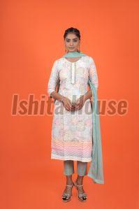 Ladies Designer 3 Piece Kurti Set