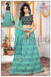 Ladies Party Wear Viscose Lehenga Choli