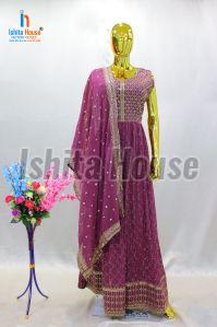 Ladies Sleeveless Designer Anarkali Suit