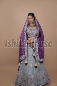 Ladies Wedding Wear Embroidery Work Lehenga Choli