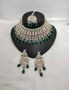 Colored Pearl Necklace Set