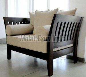 Single Seater Wooden Sofa