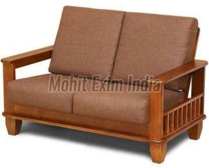 Two Seater Wooden Sofa