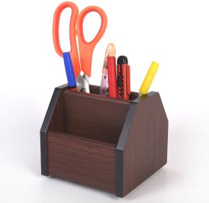 Wooden Pen Stand