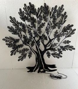 Golden and Brown Tree Wall Art