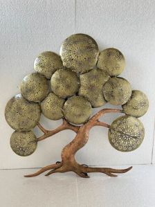 Round Plates Tree Wall Art