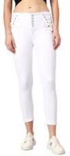 Ladies White Denim Jeans