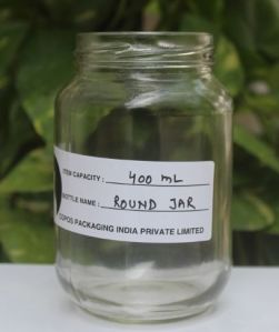 400 ml Round Glass Jar