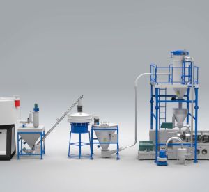 Hopper Loader Vacuum Conveying System with Online Sieving