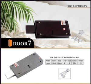 SIDE SHUTTER LOCK WITH MASTER KEY