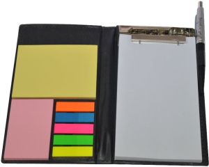 Memo Pad with Pen and Sticky Notes