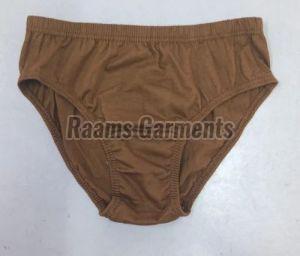 Ladies Brown Plain Cotton Panties