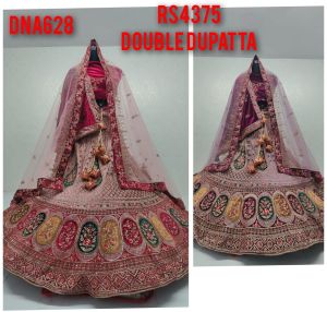 Bridal Wear Double Dupatta Lehenga