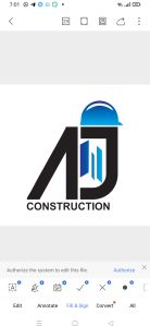 aj building construction material