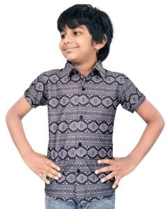 Boys Cotton Check Shirt