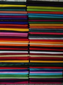 Plain Multicolor Lining Cotton Fabric